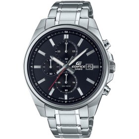 Resim Casio Efv-610d-1avudf Quartz Çelik Gri Siyah Kadran 44 Mm Erkek Kol Saati Gri 