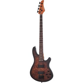 Resim Schecter C-4 Standard Bas Gitar (Tobacco Burl) 