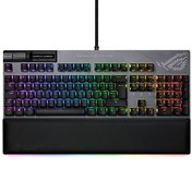 Resim Asus ROG STRIX FLARE II RED ANIMATE Türkçe Q Hot-Swap Rog NX Red Switch RGB Mekanik Gaming Klavye 