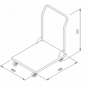Resim Öztiryakiler Yük Taşıma Arabası 60x80 CM 