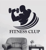 Resim Birim Matbaa FITNESS CLUP 3STİCKER (66X60 CM) 
