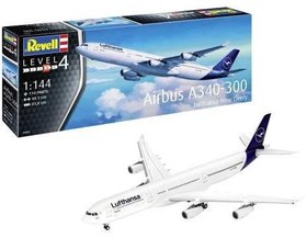 Resim Revell 1:144 Airbus A340-300 Lufthansa New Livery 03803 