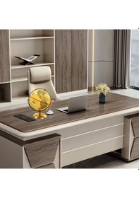 Resim Dekoratif Masa Üstü Dünya Küre Kahverengi 20x27cm Alk5256 