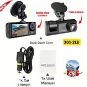 Resim Wıfı App Konolü Araba Dvr'ı 3 K 1080p Araç İçi Kamera Arabalar İçin Ön Ve Dikiz None X01-nowıfı-2cam 