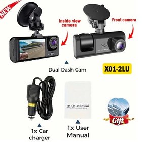 Resim Wıfı App Konolü Araba Dvr'ı 3 K 1080p Araç İçi Kamera Arabalar İçin Ön Ve Dikiz None X01-nowıfı-2cam 