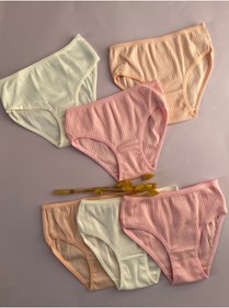 Resim VELOURE Kız çocuk külot 2 beyaz 2 yavru ağzı 2 pembe renk Külot 