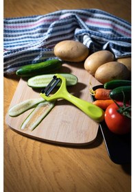 Resim Solingen Simli Fıstık Yeşili Sapan Soyacak Paslanmaz Alman Çeliği, Ergonomik Sap, Yüksek Keskinlik-201 Yeşil 