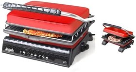 Resim REGRON Dökümix Ultra Plus Organik Demir Döküm Izgara& Tost Makinası KIRMIZI Izgara Aparatlı,Fırçalı,Yağdanlık 