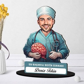 Resim En Başarılı Erkek Beyin Cerrahı Karikatürlü Biblo 