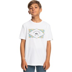 Resim Quiksilver Erkek Çocuk Tişört Circledline B Tees Beyaz 