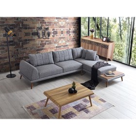 Resim Genel Markalar Retro Sağ Köşe Koltuk Gri 