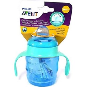 Resim Philips Avent Eğitici Damlatmaz Bardak 6+ Ay Mavi 