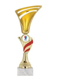 Resim Odak Kupa - Genel Kupalar - Gn-261 A - 29 Cm Altın - Beyaz 
