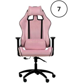 Resim Rio Rio Plus Maximus Serisi Yastık Ve Tam Sade Oyuncu Koltuğu -3 Pembe 