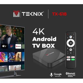 Resim TEKNIX 4K Android 12 TV Box 2/16gb Bluetooth ve wifi TX-618 PRO 