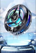 Resim Hola Mojo SL-17 Led Göstergeli Magsafe Manyetik ve Aparatlı RGB Işıklı Telefon Tablet Soğutucu Cooler Fan 