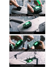 Resim Unichrome Led Anti Çarpışma Uyarı Işığı 7 Renk / Drone / Araba / Motor / Bisiklet / Kamp 