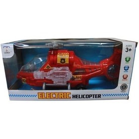 Resim Ctoy Sesli Ve Işıklı İtfaiye Helikopteri Çok Renkli 