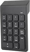 Resim SALALIS Kablosuz Sayısal Tuş Takımı, Siyah 18 Tuşlu Yarı Mekanik Sayısal Tuş Takımı, USB Alıcı, Muhasebeciler, Geliştiriciler, Mali Personel Için Tak Ve Çalıştır. 