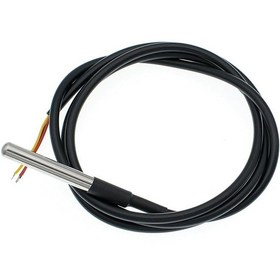 Resim Ds18b20 1 Metre Kablolu Su Geçirmez Dijital Sıcaklık Sensörü 