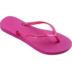 Resim Havaianas Kız Çocuk Slim Metalik Pembe Parmak Arası Terlik-14349 