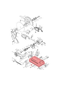 Resim Makita MLC140 Alt Tabla Ürün Kodu 165373-9 