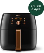 Resim Philips Airfryer XXL HD9867\u002F90 7.3 lt Yağsız Fritöz 