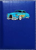 Resim Promosyon Denizi Araba 3 Görselli Lacivert Ruhsat Kabı 