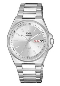 Resim Saat Qq Marka Takvimli Erkek Kol Saati Metalik 
