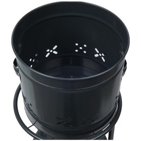 Resim Emarket724 2 Katlı Metal Patates. Soğan. Meyve ve Sebzelik Siyah 