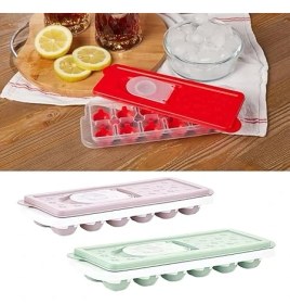 Resim CetKing 2 Adet Silikon Tabanlı Buzluk, 12'li Buz Kalıbı, Buz Kalıbı, Pratik ve Esnek Silikon Tabanlı Buzluk Seti - Içeceklerinizi Serin Tutun! 