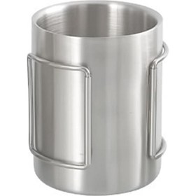 Resim Fosenze 304 Çelik Katlı Isı Yalıtımlı Folding Bardak, 300ml, Dışa/skamp/dağcı Kullanıma Uygun, Kahve/su İçimi, Katlanır Kollü Çok Renkli 