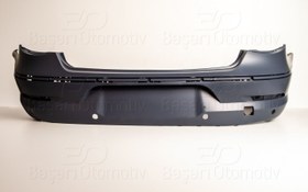 Resim Volkswagen CC 2009 ve Sonrası Uyumlu Sensörlü Astarlı Arka Tampon 