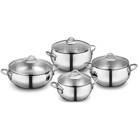 Resim Korkmaz A1807 Tombik 8 Parça Tencere Set 