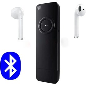 Resim JUNGLEE Bluetooth Lu Mp3 Player Dahili Hoparlör Kablolu Ve Kablosuz Kulaklık Ile Kullanabilme Mini Mp3 Çalar 