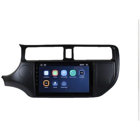 Resim Kia Rio Dörtlü Yeri Var Petek De 2011-2015 9 inç 8-64 GB PRO Android Carplay Multimedya 