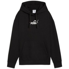 Resim Puma Essentıals Nature 2.0 Comfort Kadın Kapüşonlu Sweatshırt 688079 01 SiYAH 