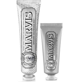 Resim Marvis Smokers Whitening Mint Diş Macunu 85 ML + Smokers Whitening Diş Macunu 25 ML 