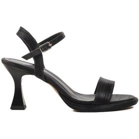 Resim Siyah Kadın Topuklu Sandalet 336472 Z Siyah 