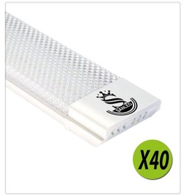 Resim 100w 120 Cm Kristal Led Bant Armatür-trafolu Beyaz Işık -40 Adet Beyaz 