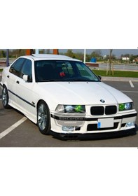 Resim Bmw 3 Serisi E36 1990-2000 Uyumlu Üniversal Laguna Lip Esnek Ön Lip 2 Parça Tampon Altı Dil Karlık Ön Ek 00 Şüscaroto Aksesuar 