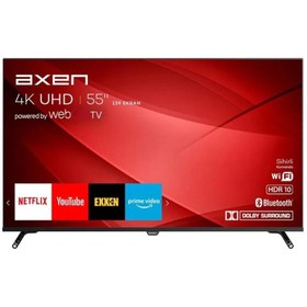 Resim Axen Ax55fil243 55" Uhd Webos Smart Tv 