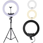 Resim Youtuber Selfie Led Işıklı Hq-18 Halka 18 Inch Selfie/yayıncı/makyaj Işığı 210 Cm Tripod CoverZone