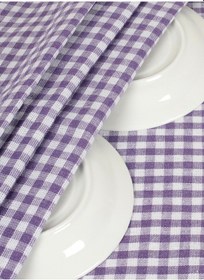 Resim Lila Renkli Pöti Kare Kurulama Bezi,beslenme Ve Servis Peçetesi 