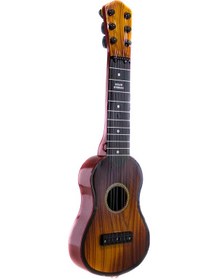 Resim Oyuncak Gitar Metal Telli İspanyol Gitar Kırmızı 