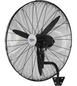 Resim HIMS HEF-D750 210W 30 inç Siyah Alüminyum 3 Kanatlı Sanayi Tipi Duvar Vantilatörü 