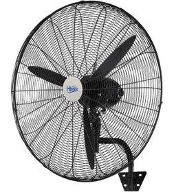Resim HIMS HEF-D750 210W 30 inç Siyah Alüminyum 3 Kanatlı Sanayi Tipi Duvar Vantilatörü 