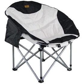 Resim Madfox Moonchair Deluxe Katlanır Kamp Sandalyesi SiyahGri 