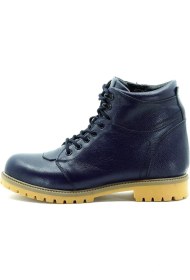 Resim Costo Shoes YN2022 Lacivert Deri Büyük Numara Erkek Bot Özel Seri 