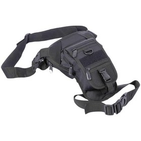 Resim Tactical Siyah Özel Bölmeli Bel ve Bacak Çantası 